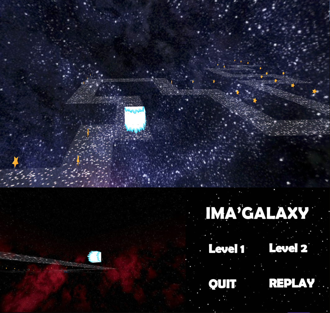 images de présentation du projet de programmation "IMA'GALAXY"