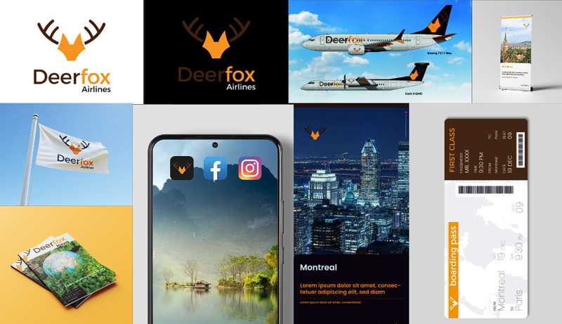 identité pour deerfox airlines